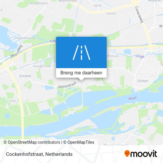 Cockenhofstraat kaart