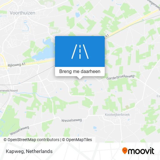 Kapweg kaart