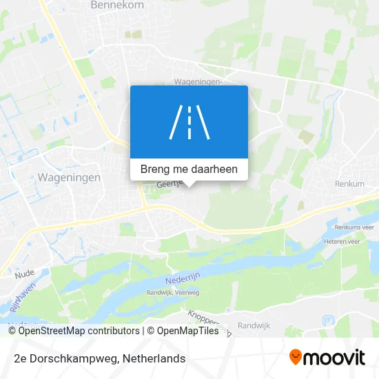 2e Dorschkampweg kaart