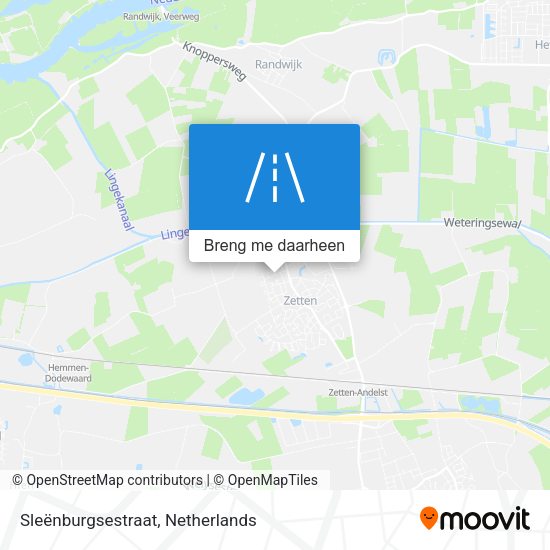 Sleënburgsestraat kaart