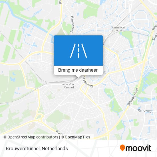 Brouwerstunnel kaart