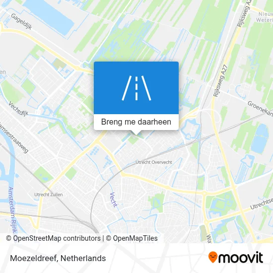 Moezeldreef kaart