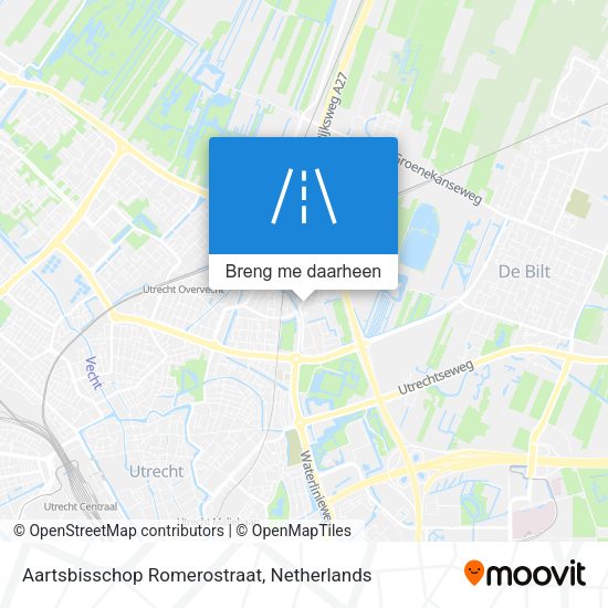 Aartsbisschop Romerostraat kaart