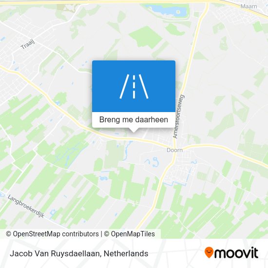 Jacob Van Ruysdaellaan kaart