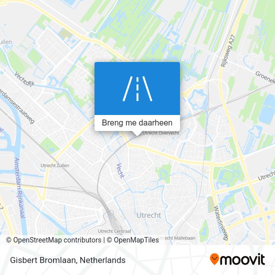 Gisbert Bromlaan kaart