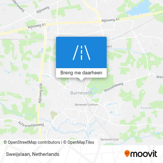 Sweijslaan kaart