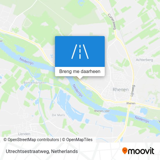 Utrechtsestraatweg kaart