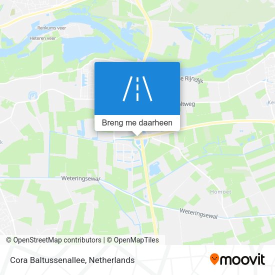 Cora Baltussenallee kaart