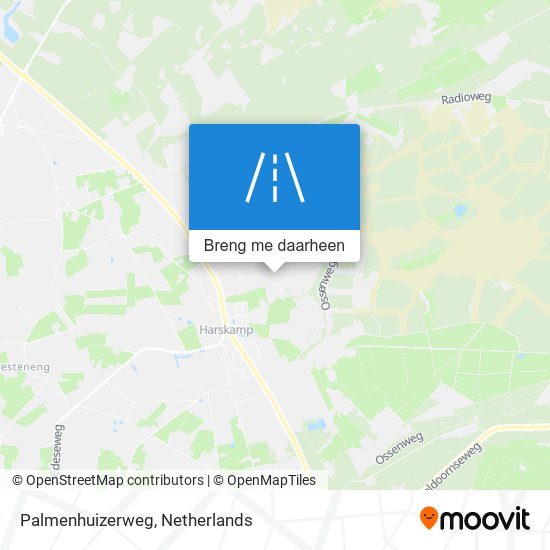 Palmenhuizerweg kaart