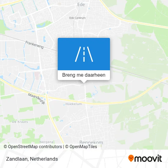 Zandlaan kaart