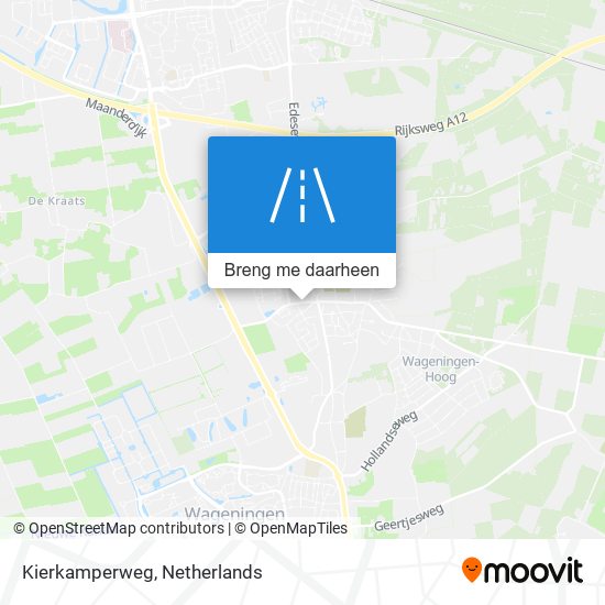 Kierkamperweg kaart