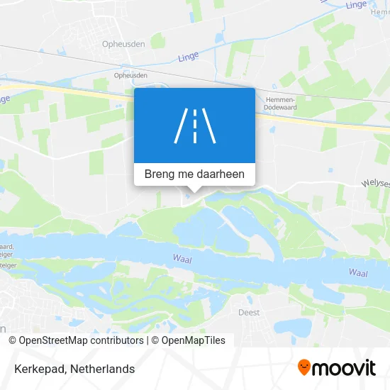 Kerkepad kaart