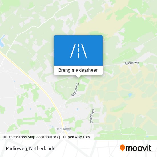 Radioweg kaart