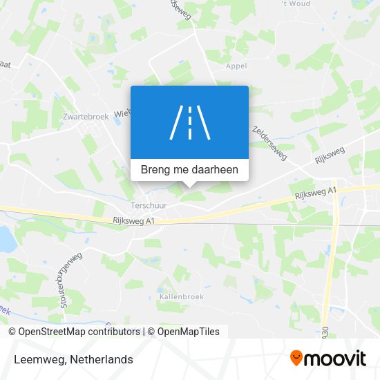 Leemweg kaart