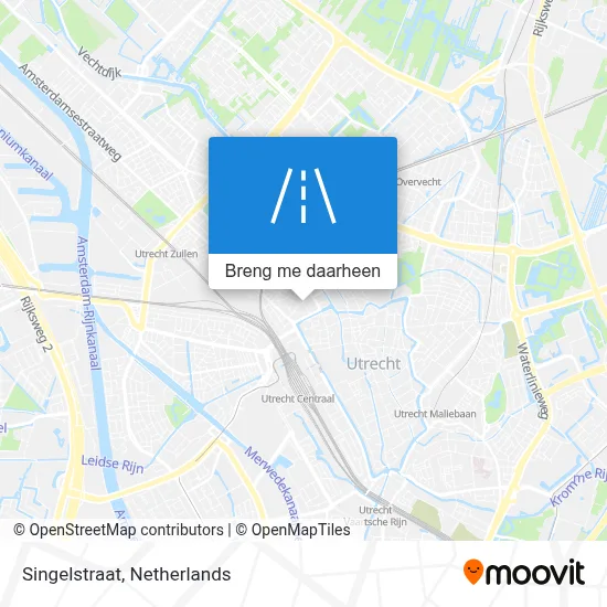 Singelstraat kaart