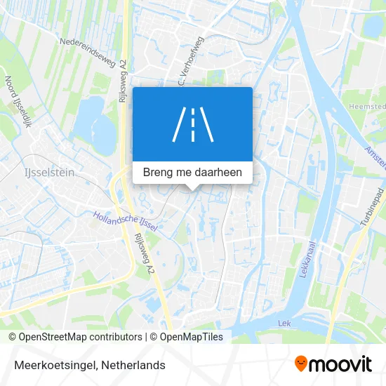 Meerkoetsingel kaart