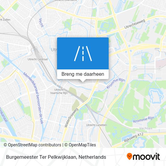 Burgemeester Ter Pelkwijklaan kaart