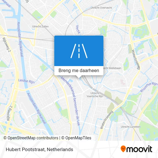 Hubert Pootstraat kaart
