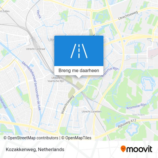 Kozakkenweg kaart