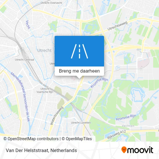 Van Der Helststraat kaart