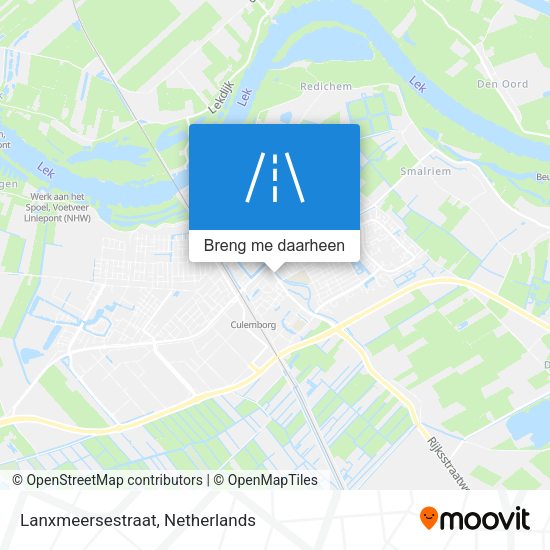Lanxmeersestraat kaart