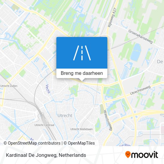 Kardinaal De Jongweg kaart