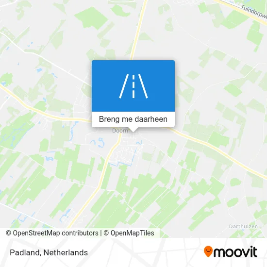 Padland kaart