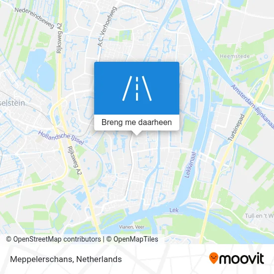 Meppelerschans kaart