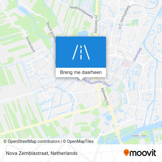 Nova Zemblastraat kaart