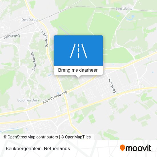 Beukbergenplein kaart