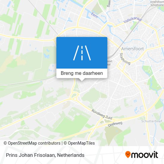 Prins Johan Frisolaan kaart
