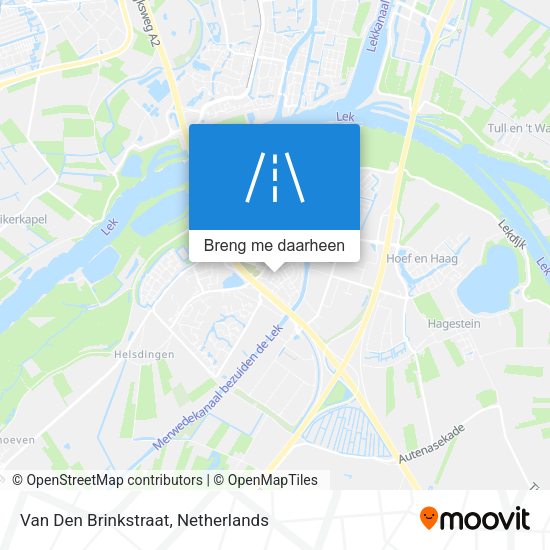 Van Den Brinkstraat kaart