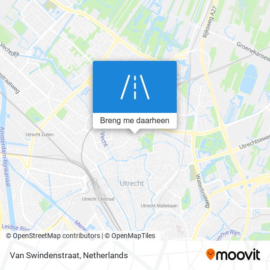 Van Swindenstraat kaart