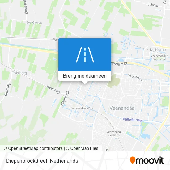 Diepenbrockdreef kaart