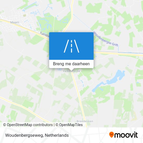 Woudenbergseweg kaart