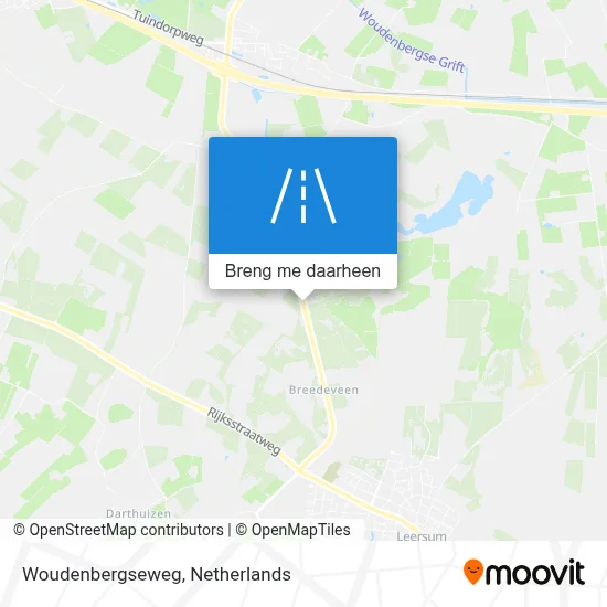 Woudenbergseweg kaart