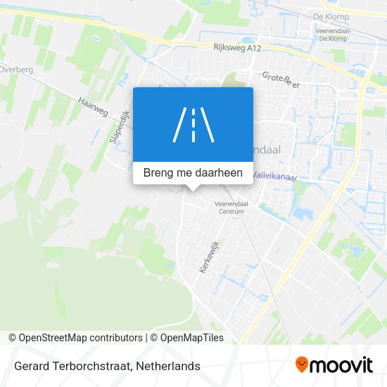 Gerard Terborchstraat kaart
