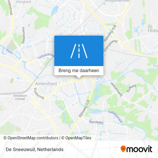 De Sneeuwuil kaart