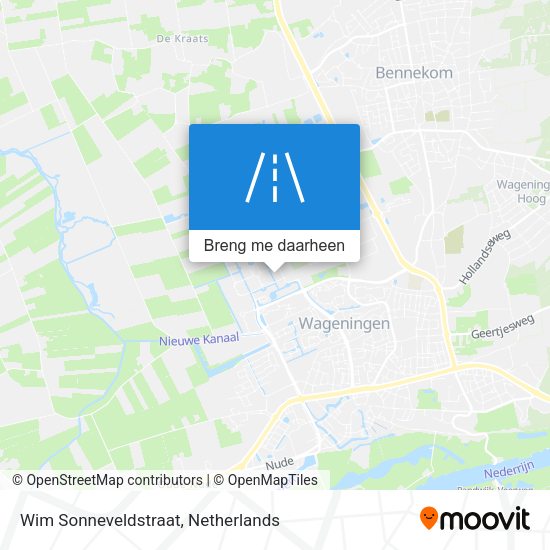 Wim Sonneveldstraat kaart