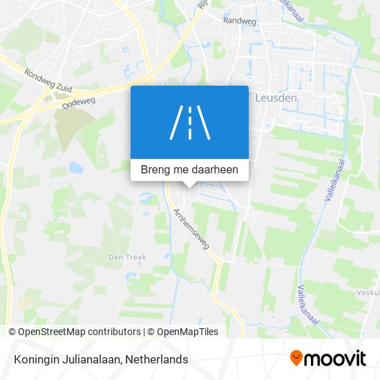 Koningin Julianalaan kaart