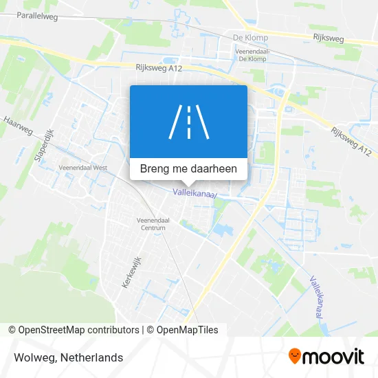 Wolweg kaart