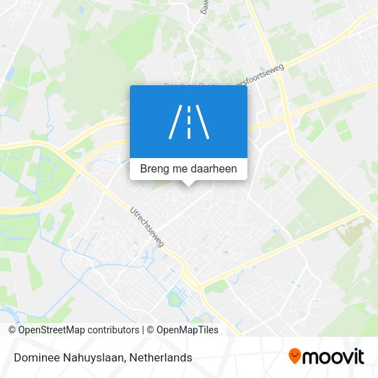 Dominee Nahuyslaan kaart