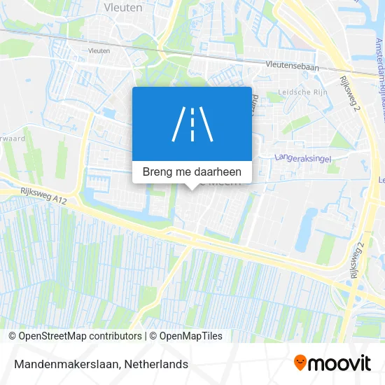 Mandenmakerslaan kaart