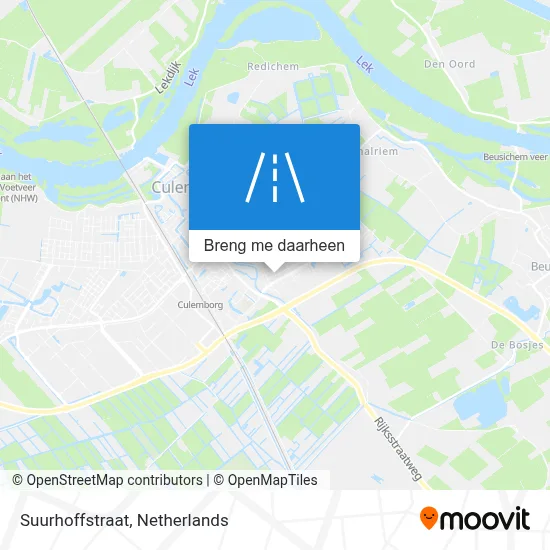 Suurhoffstraat kaart