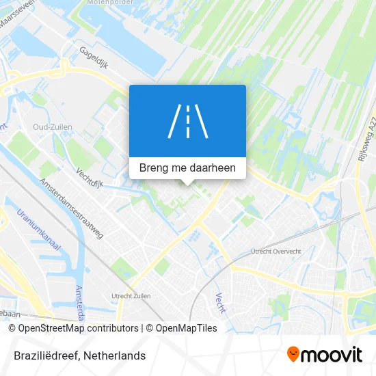 Braziliëdreef kaart