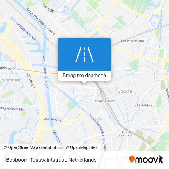 Bosboom Toussaintstraat kaart