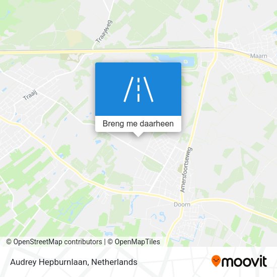 Audrey Hepburnlaan kaart