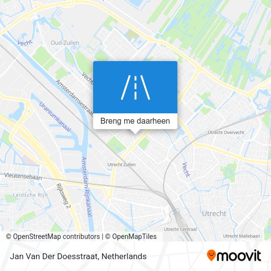 Jan Van Der Doesstraat kaart