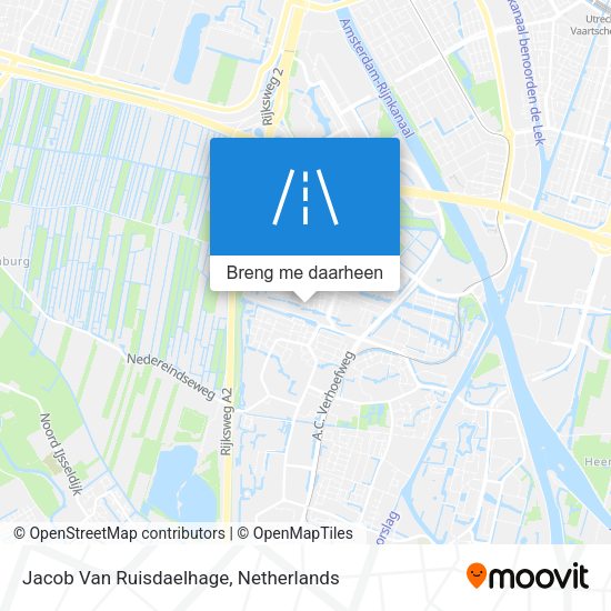 Jacob Van Ruisdaelhage kaart