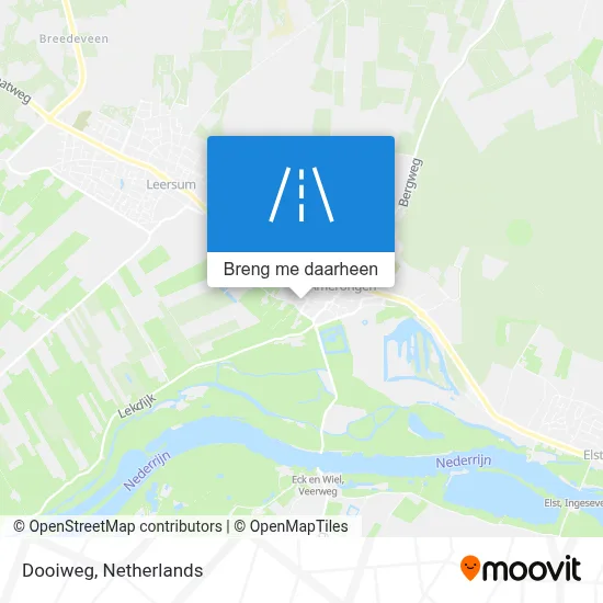 Dooiweg kaart